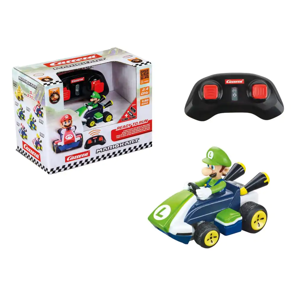 Super Mario Kart RC dálkově ovládané auto 1/50 2.4GHz Mini Luigi fotografii produktu