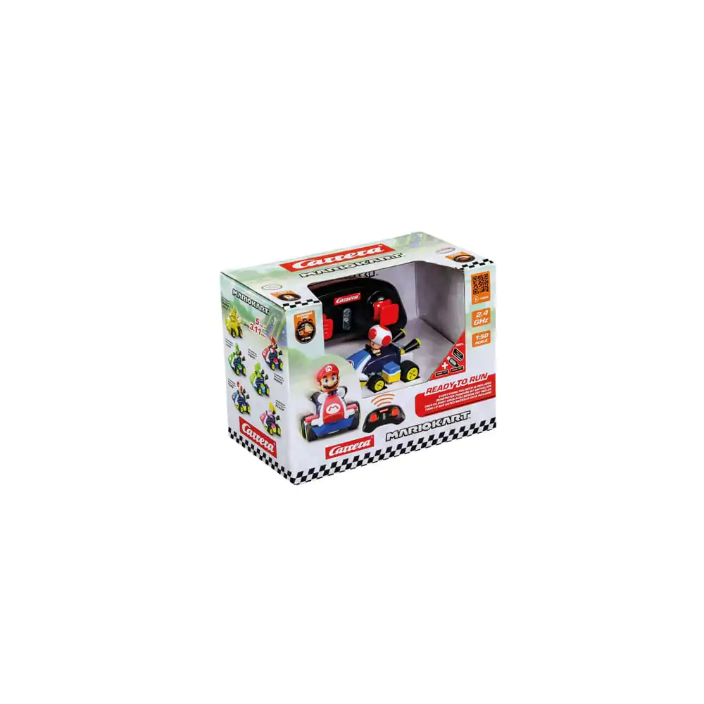 Super Mario Kart RC dálkově ovládané auto 1/50 2.4GHz Mini Toad fotografii produktu