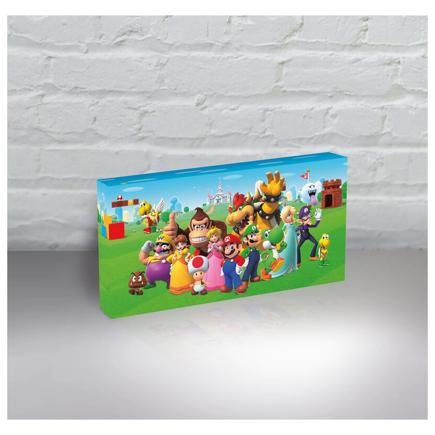Super Mario svítící plátno fotografii produktu