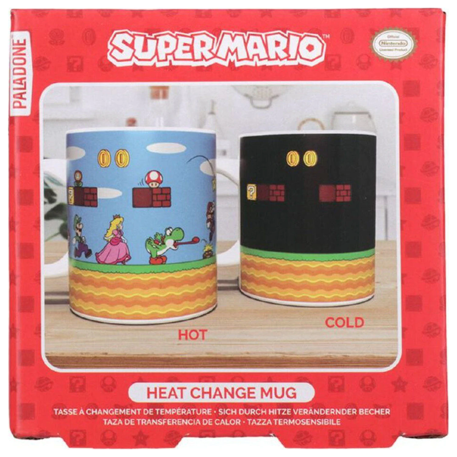 Super Mario Level hrnek měnící barvu teplem 300 ml fotografii produktu