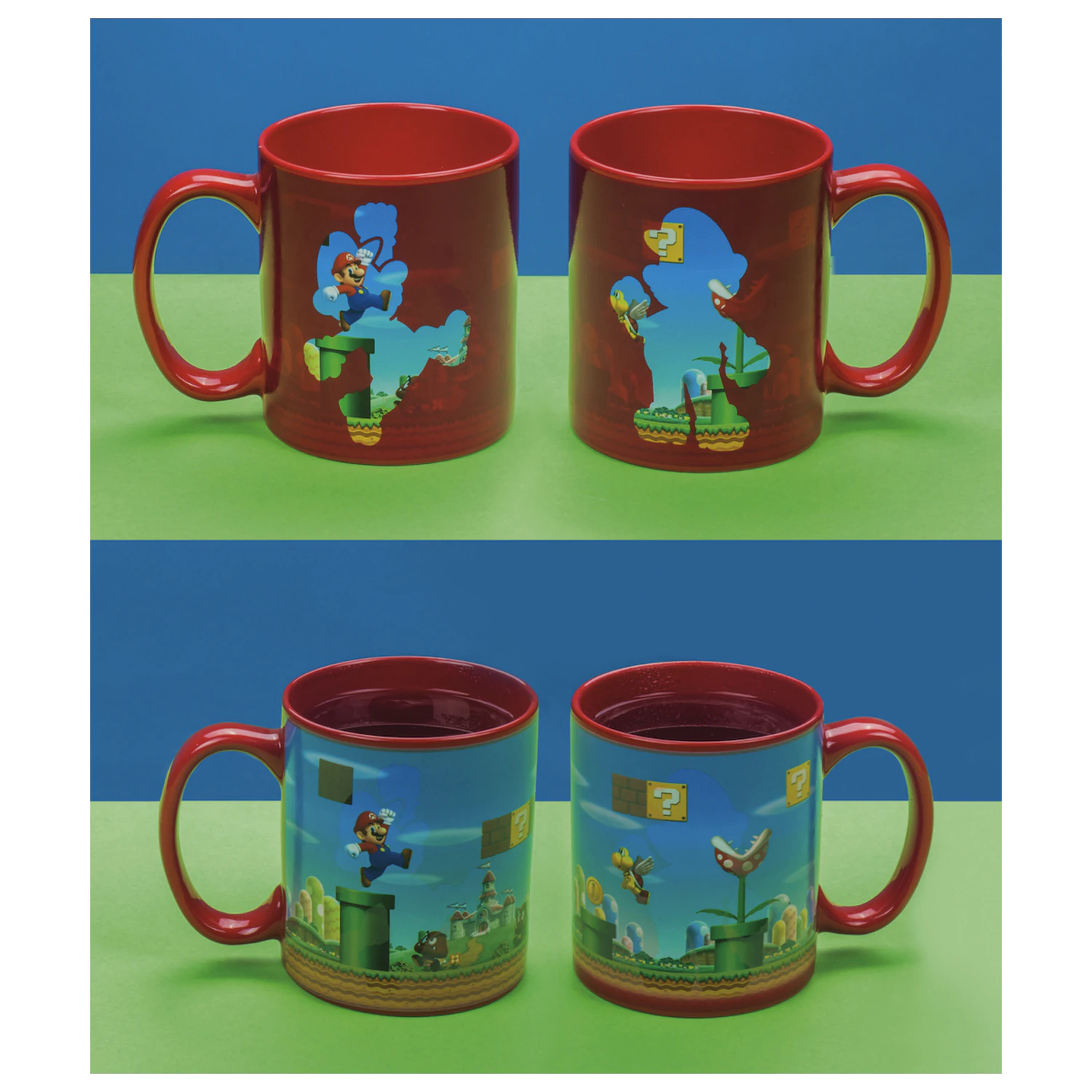 Super Mario Level měnící se hrnek fotografii produktu