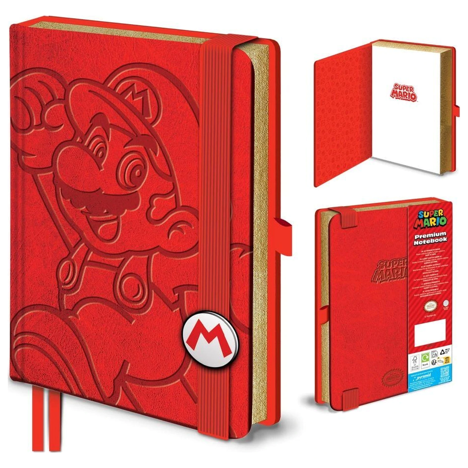 Super Mario - Mario A5 zápisník fotografii produktu