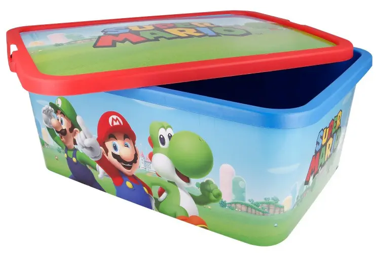 Super Mario plastový úložný box 13 l fotografii produktu