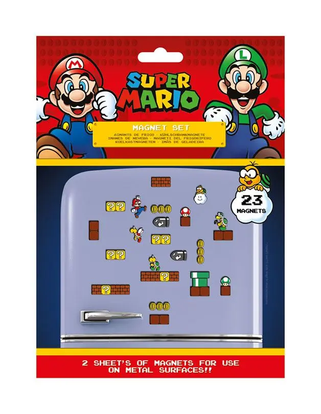 Super Mario Fridge Magnets Houbičkové království magnetky na ledničku fotografii produktu