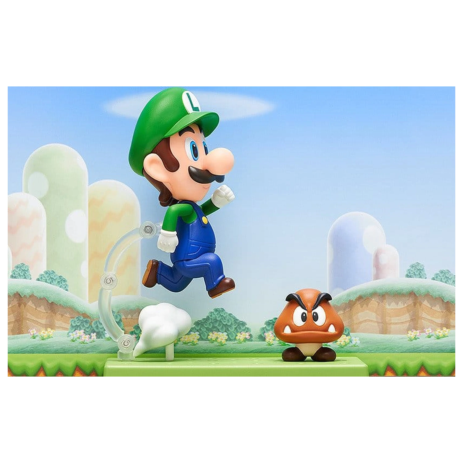 Super Mario Nendoroid akční figurka Luigi 10cm fotografii produktu