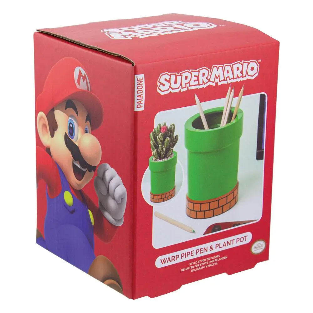 Super Mario Držák na tužky Dýmka Rostlina fotografii produktu