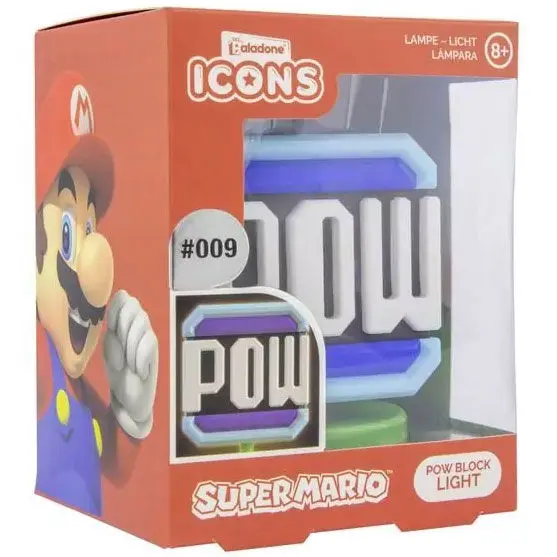 Super Mario POW Ikonová lampa fotografii produktu