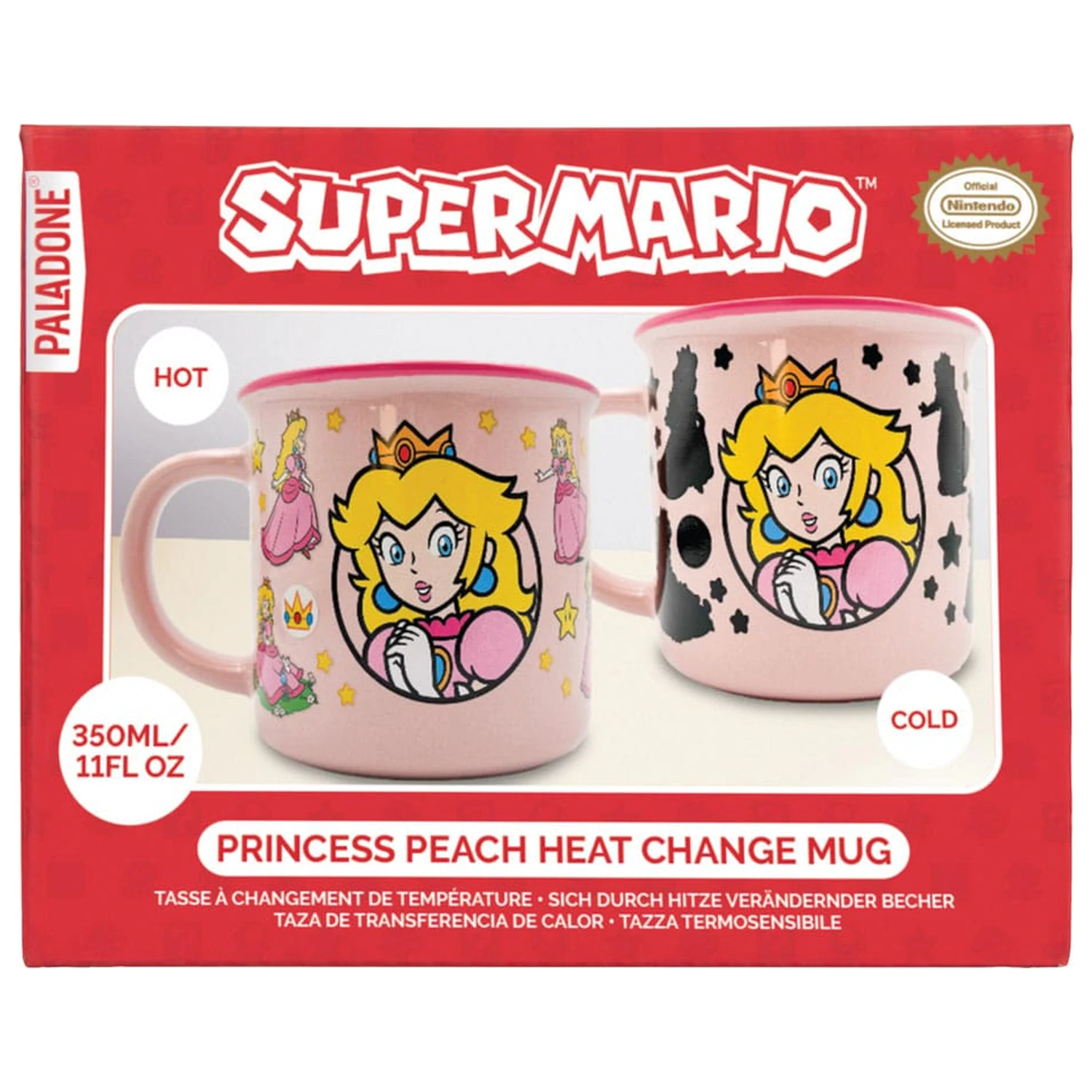 Super Mario Termoaktivní hrnek Princess Peach fotografii produktu