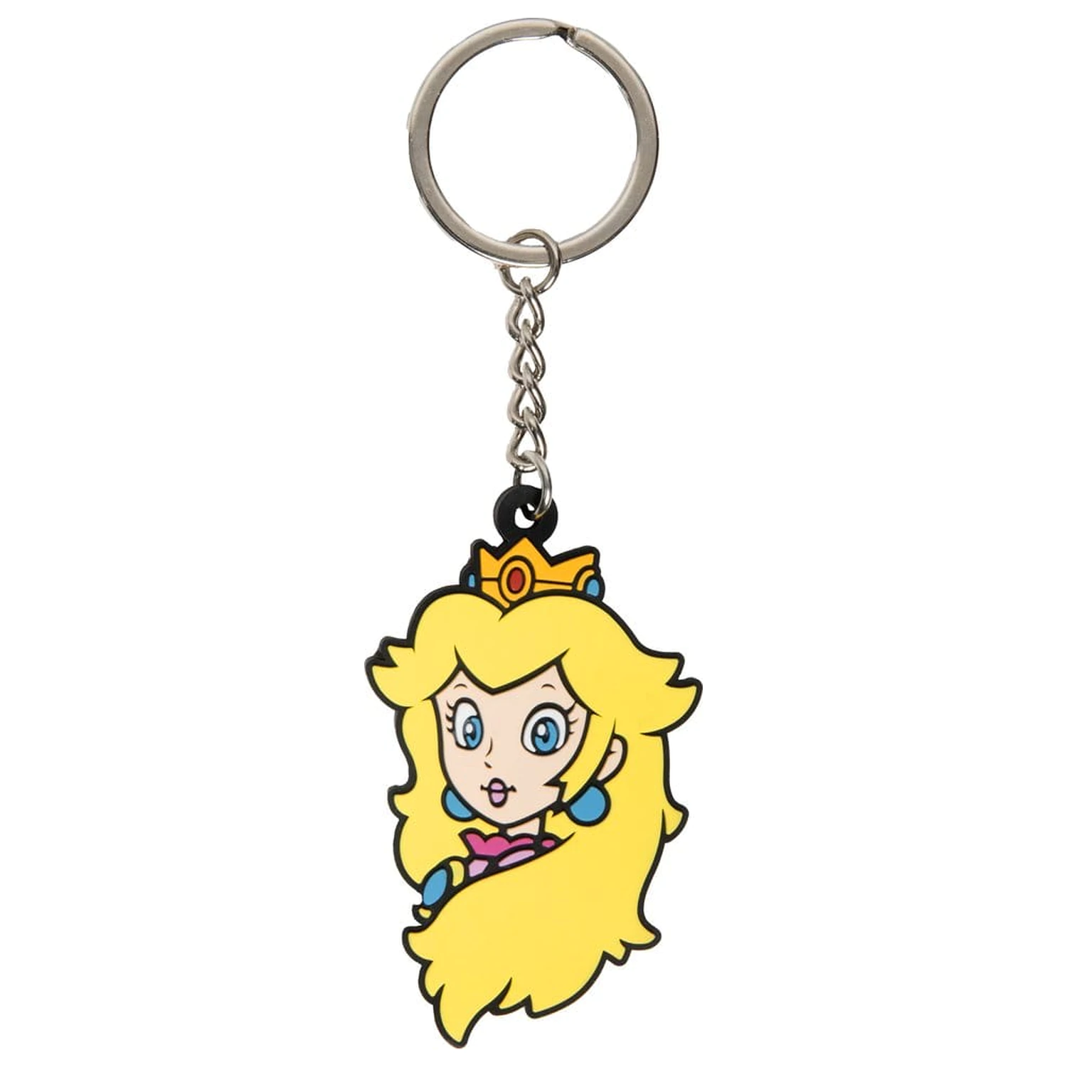Super Mario Klíčenka Princess Peach PVC 6 cm fotografii produktu