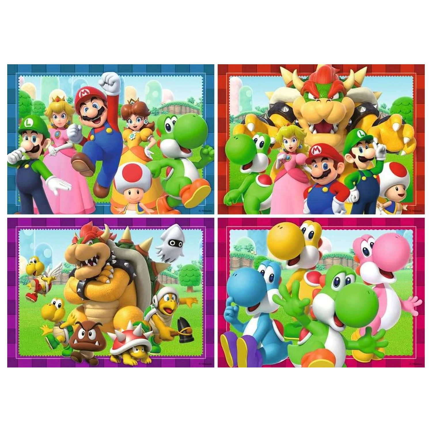 Super Mario Sada 4 puzzle Čas na Maria! (4x100 dílků) fotografii produktu