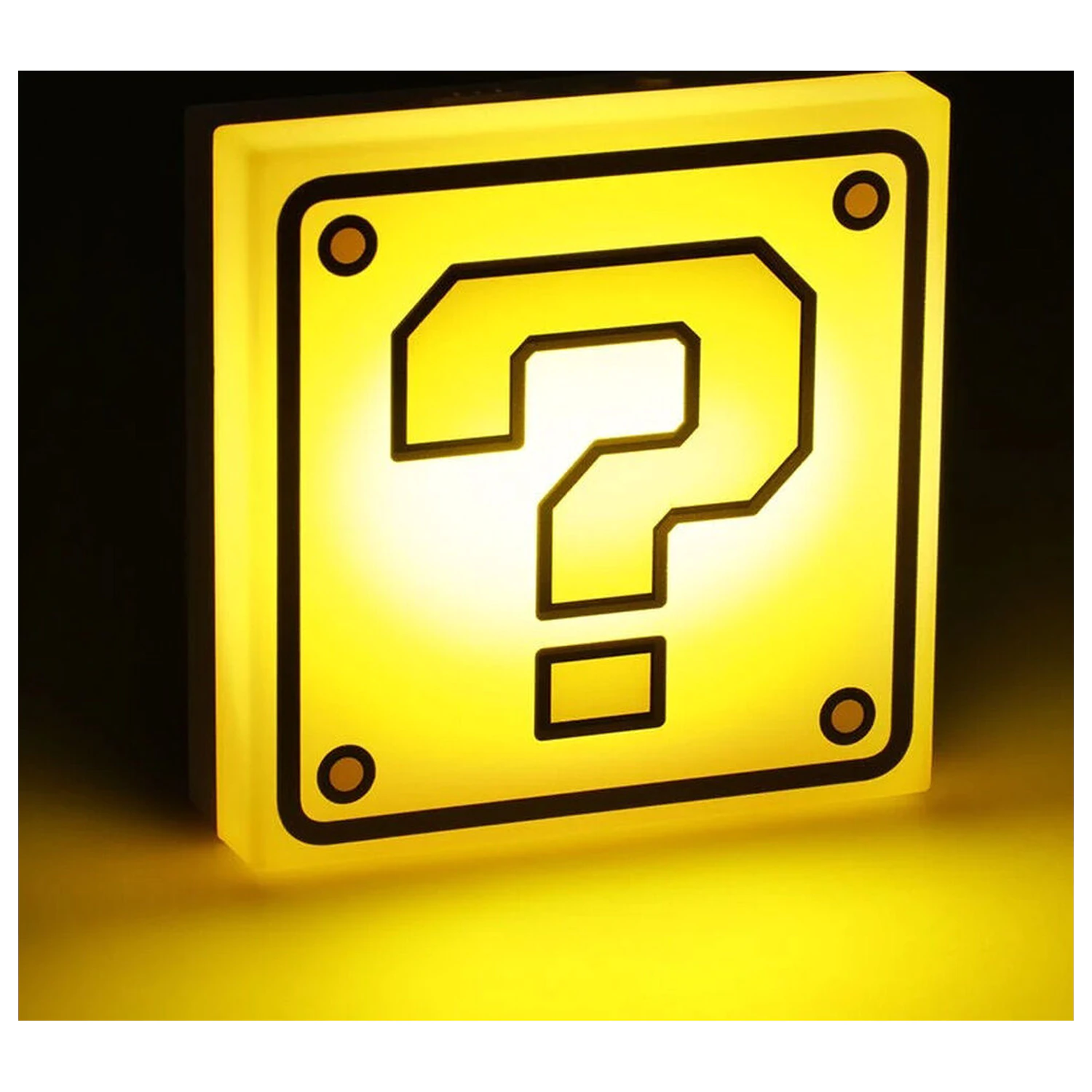 Super Mario Question Block světlo fotografii produktu
