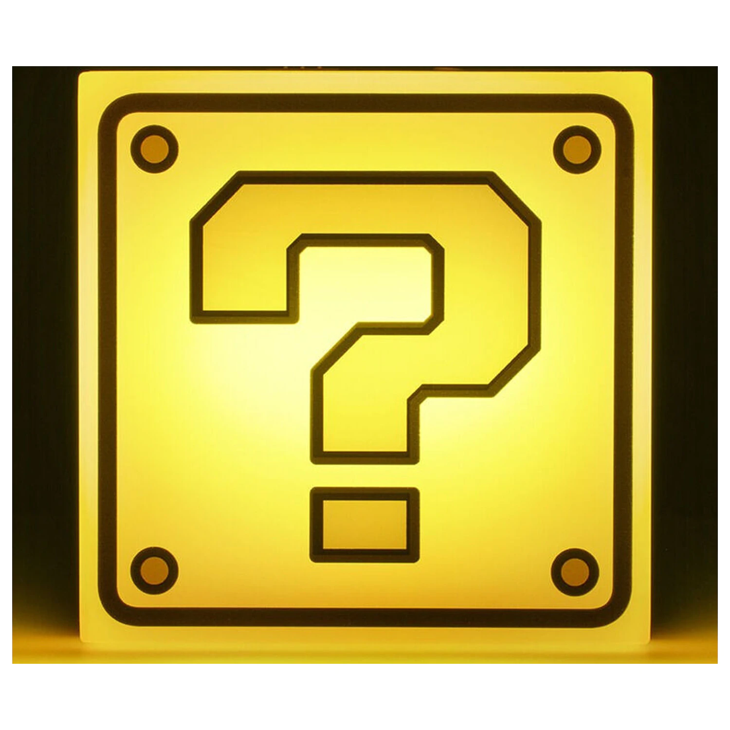 Super Mario Question Block světlo fotografii produktu