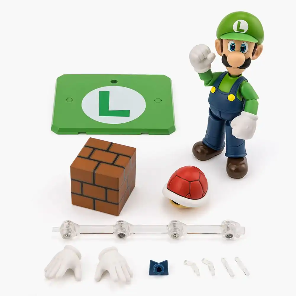 Super Mario S.H. Figuarts Akční figurka Luigi 11 cm fotografii produktu