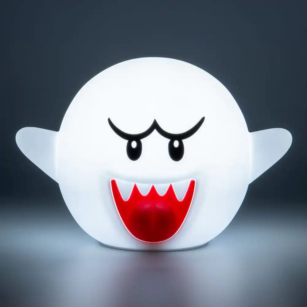 Super Mario Squishy Glo Silicon Light Boo 14 cm fotografii produktu