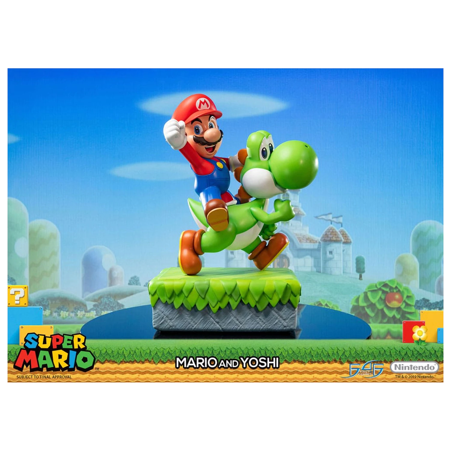 Socha Super Mario Mario & Yoshi 48 cm fotografii produktu