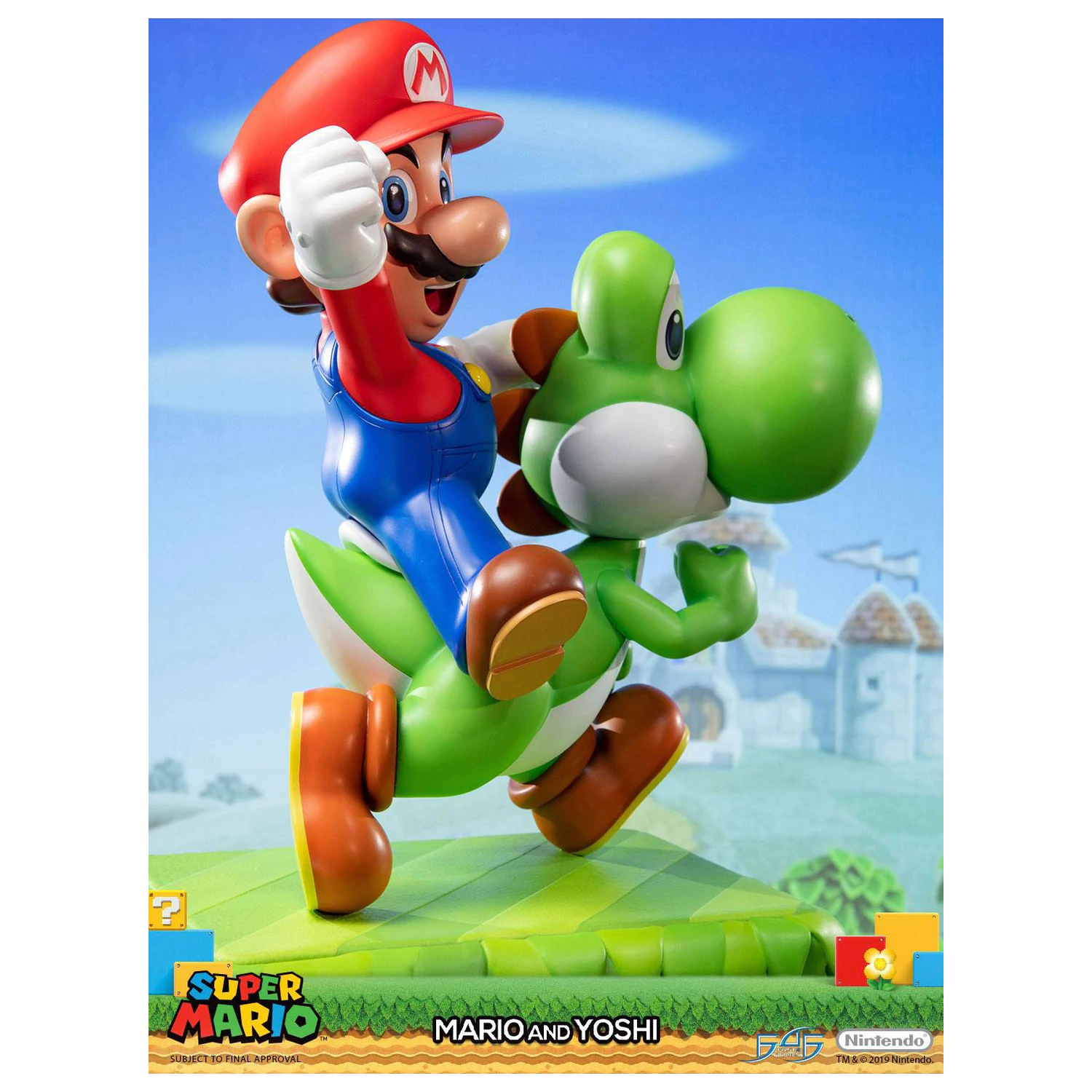 Socha Super Mario Mario & Yoshi 48 cm fotografii produktu