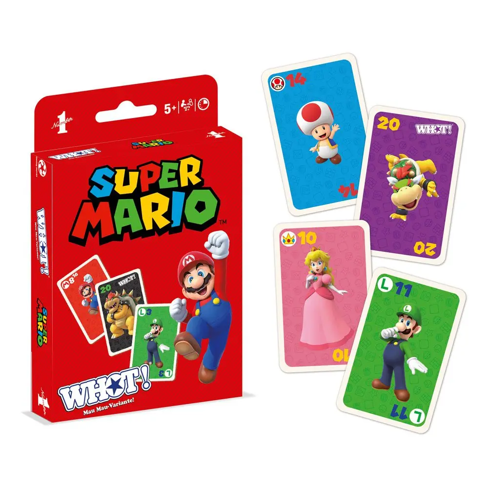 Super Mario karetní hra WHOT! *Německá verze* fotografii produktu