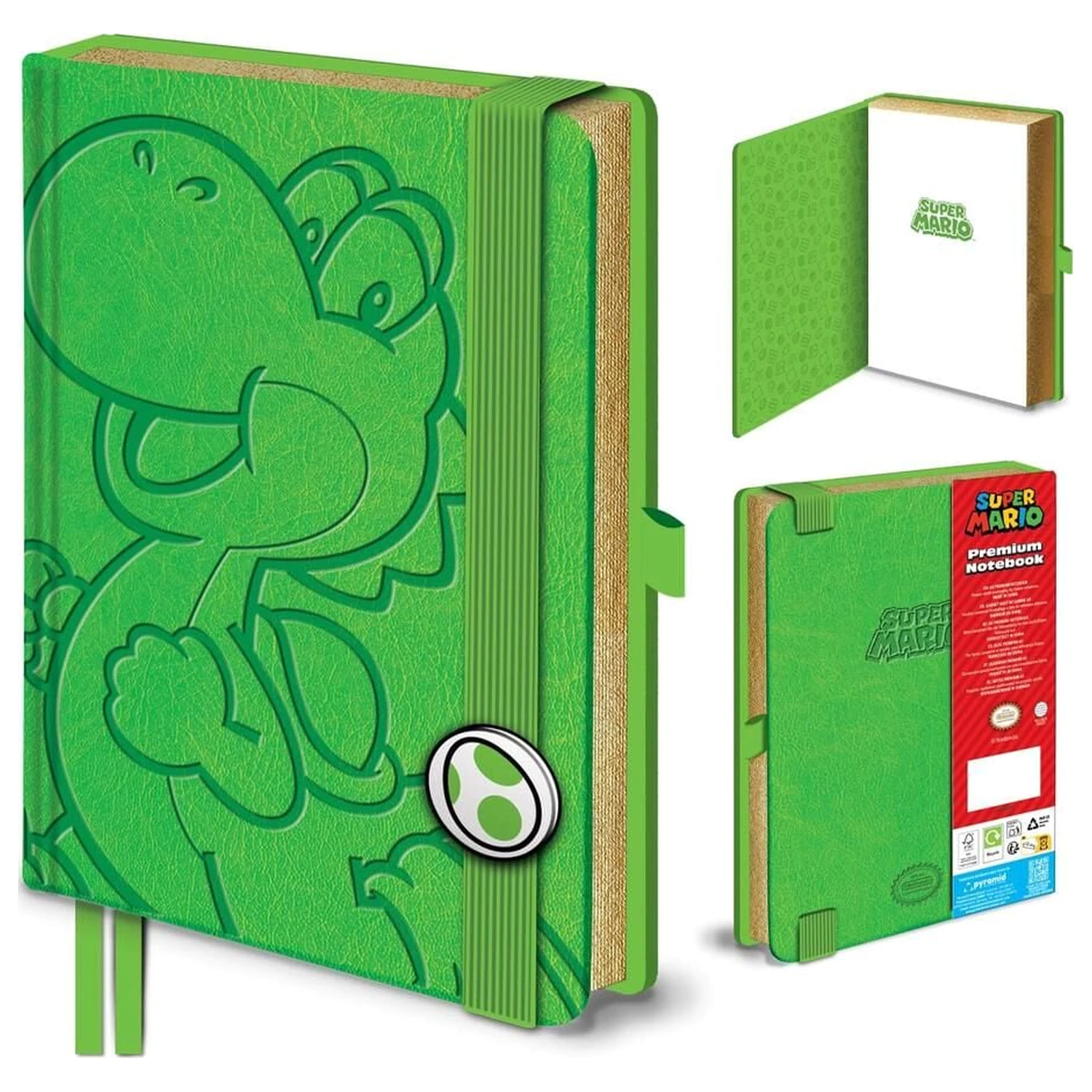 Super Mario Yoshi A5 zápisník fotografii produktu