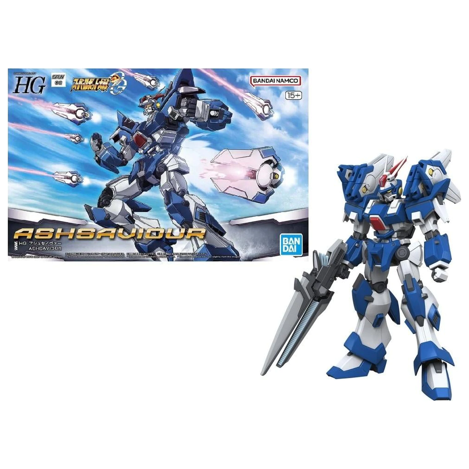 Super Robot HG Ashsaviour model stavebnice fotografii produktu