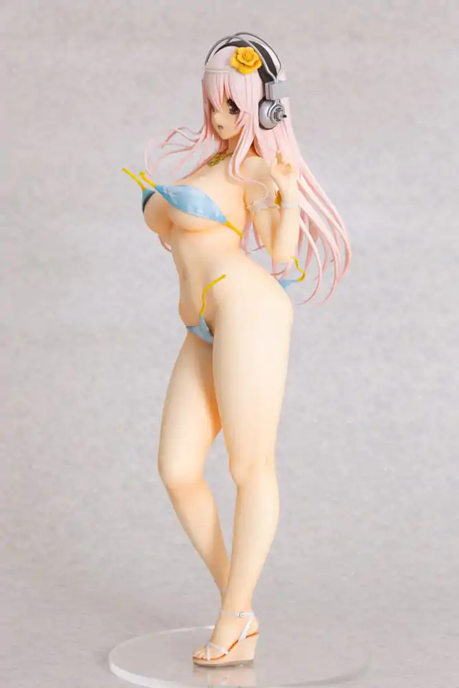 Super Sonico Statue 1/4.5 Super Sonico Summer Vacation Ver. Socha 35 cm fotografii produktu