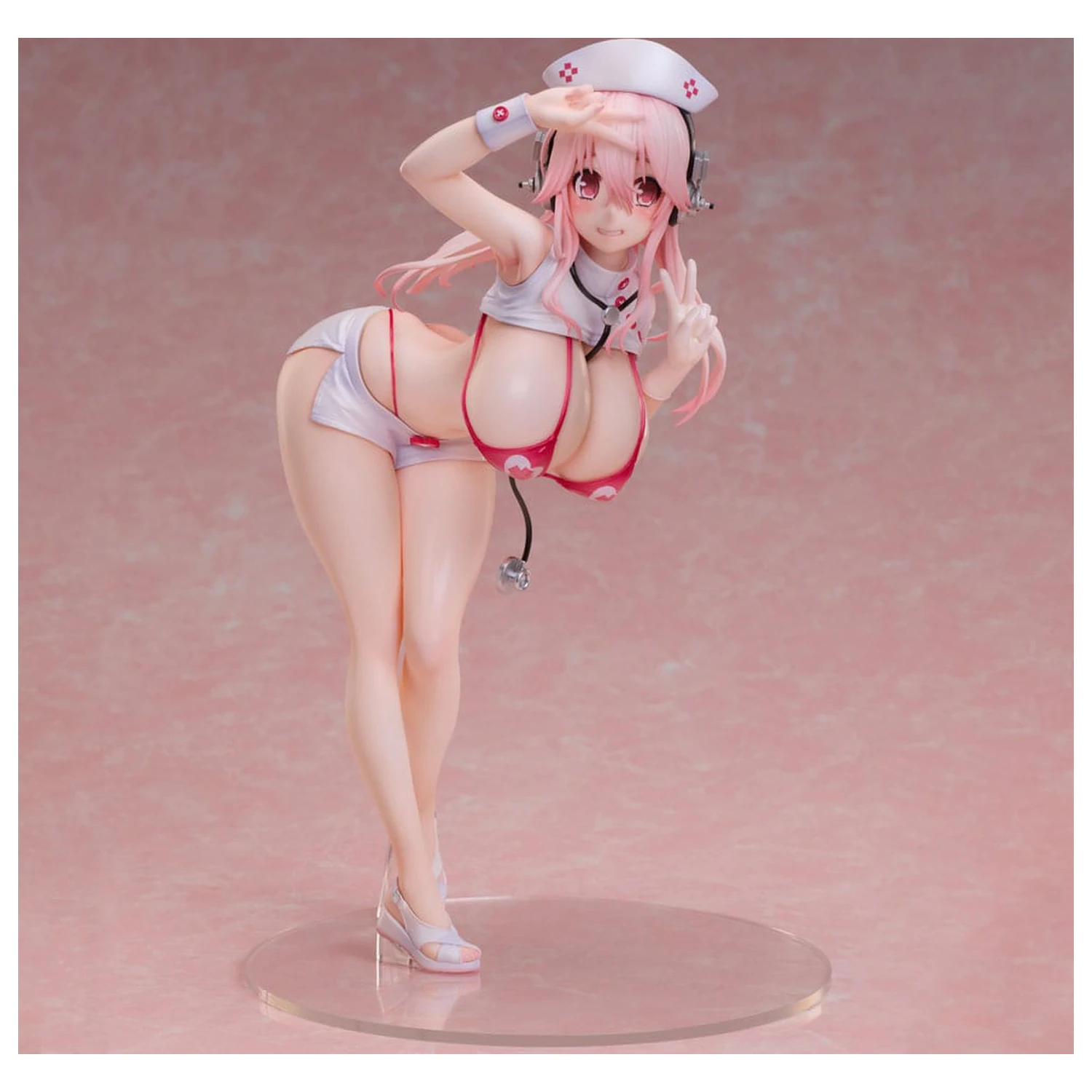 Super Sonico PVC socha 1/6 Super Sonico Nurse Bikini Ver. 22 cm fotografii produktu
