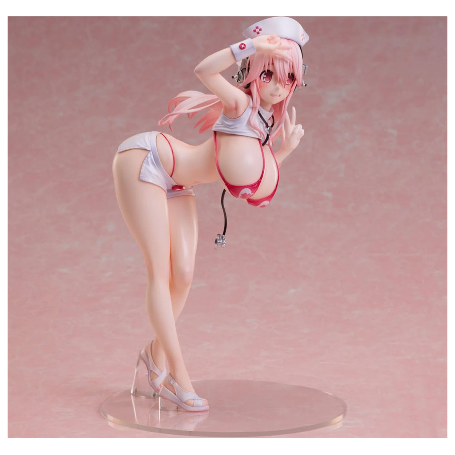 Super Sonico PVC socha 1/6 Super Sonico Nurse Bikini Ver. 22 cm fotografii produktu