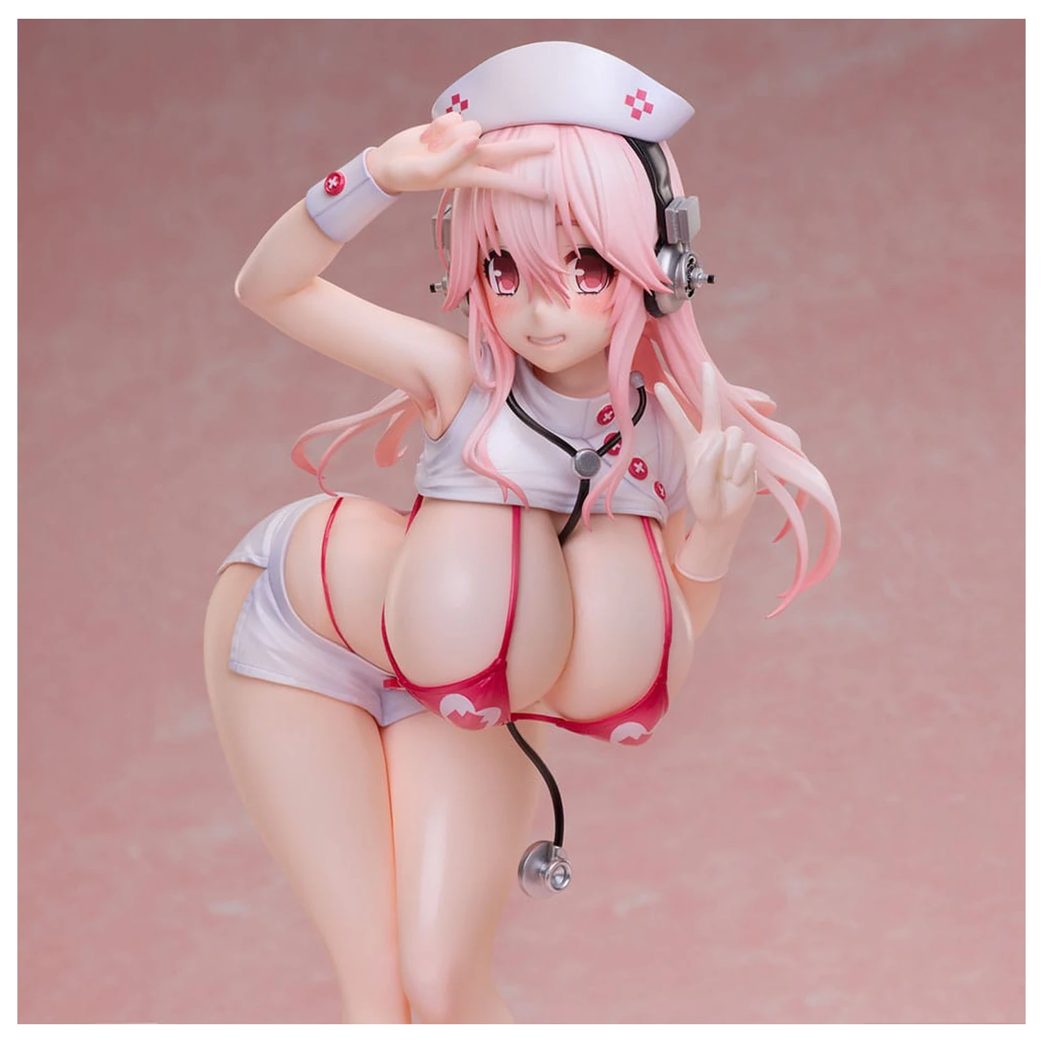 Super Sonico PVC socha 1/6 Super Sonico Nurse Bikini Ver. 22 cm fotografii produktu