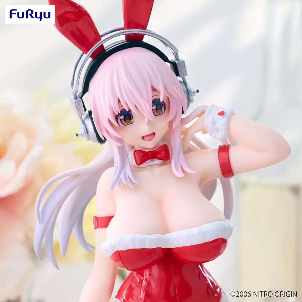 Super Sonico BiCute Bunnies PVC Socha Červená Barva Verze 30 cm fotografii produktu