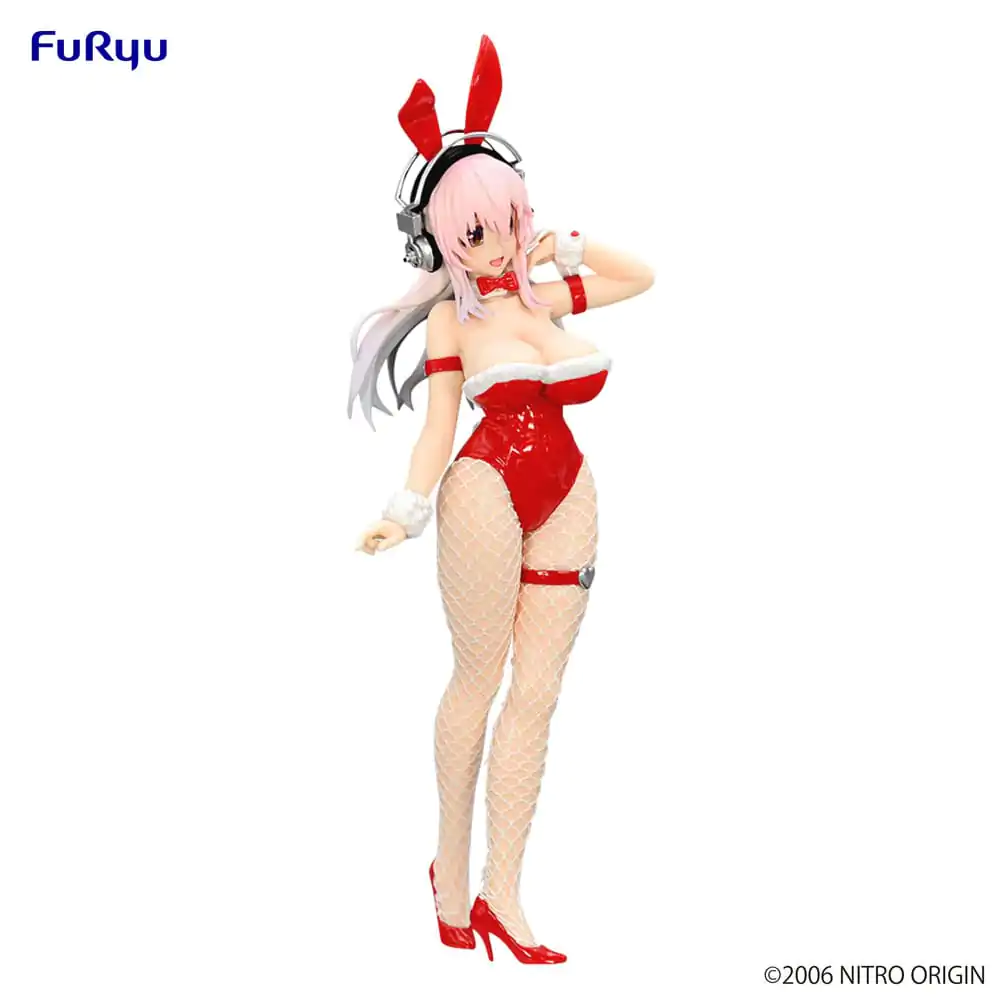 Super Sonico BiCute Bunnies PVC Socha Červená Barva Verze 30 cm fotografii produktu