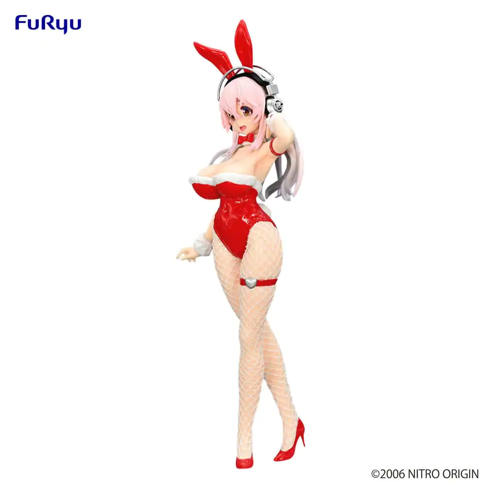 Super Sonico BiCute Bunnies PVC Socha Červená Barva Verze 30 cm fotografii produktu