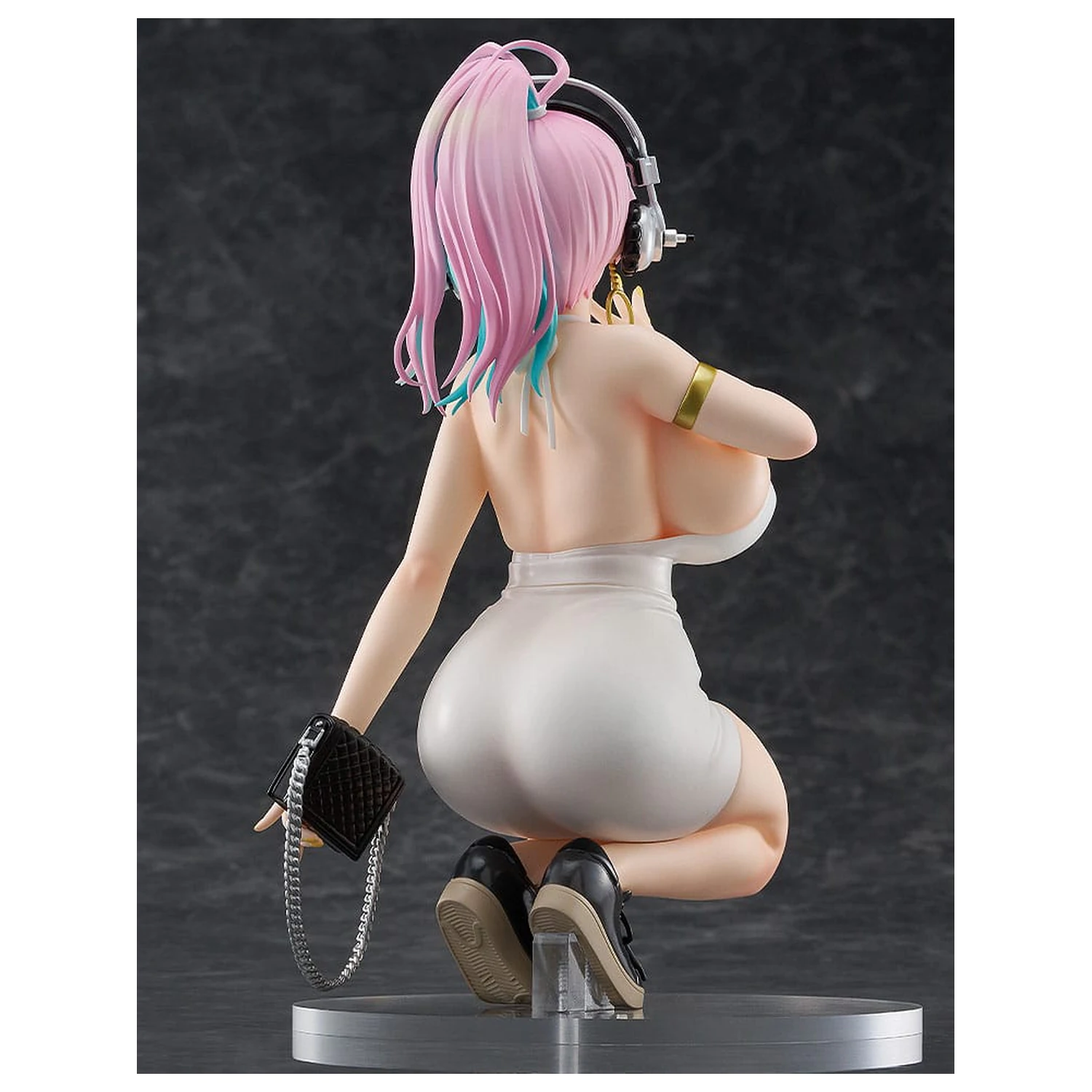 Super Sonico Pop Up Parade PVC socha Super Sonico: 15th Mini Dress Ver. L velikost 20 cm fotografii produktu