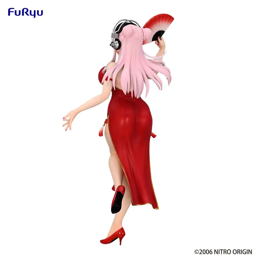 Super Sonico Trio-Try-iT PVC soška China Dress verze 21 cm fotografii produktu