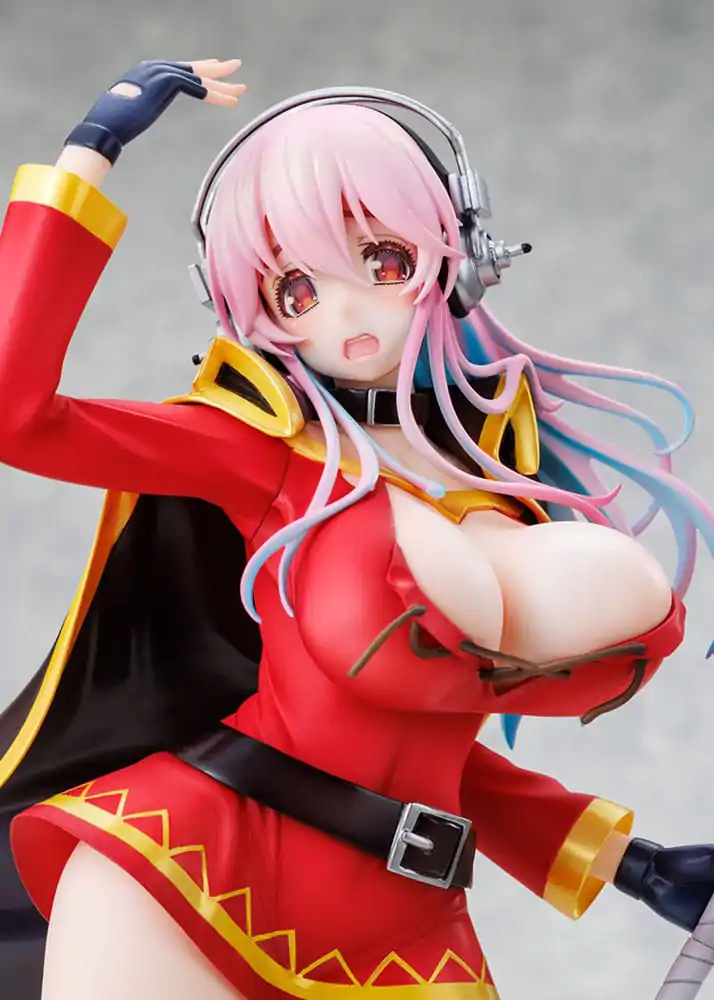 Super Sonico x Konosuba PVC socha 1/7 Super Sonico Megumin collaboration Ver. 25 cm fotografii produktu