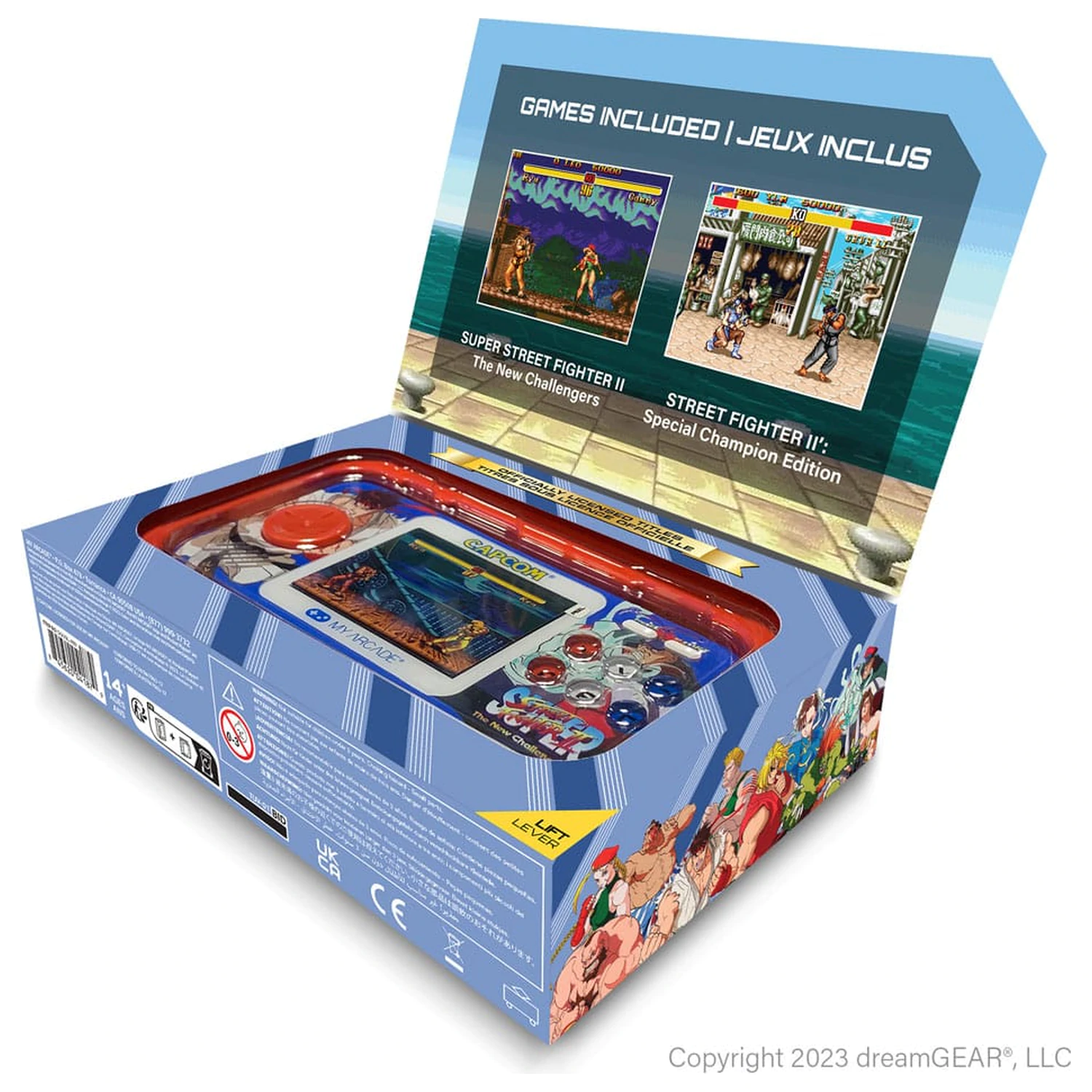 Super Street Fighter II Přenosný Herní Systém Pocket Přehrávač Pro fotografii produktu