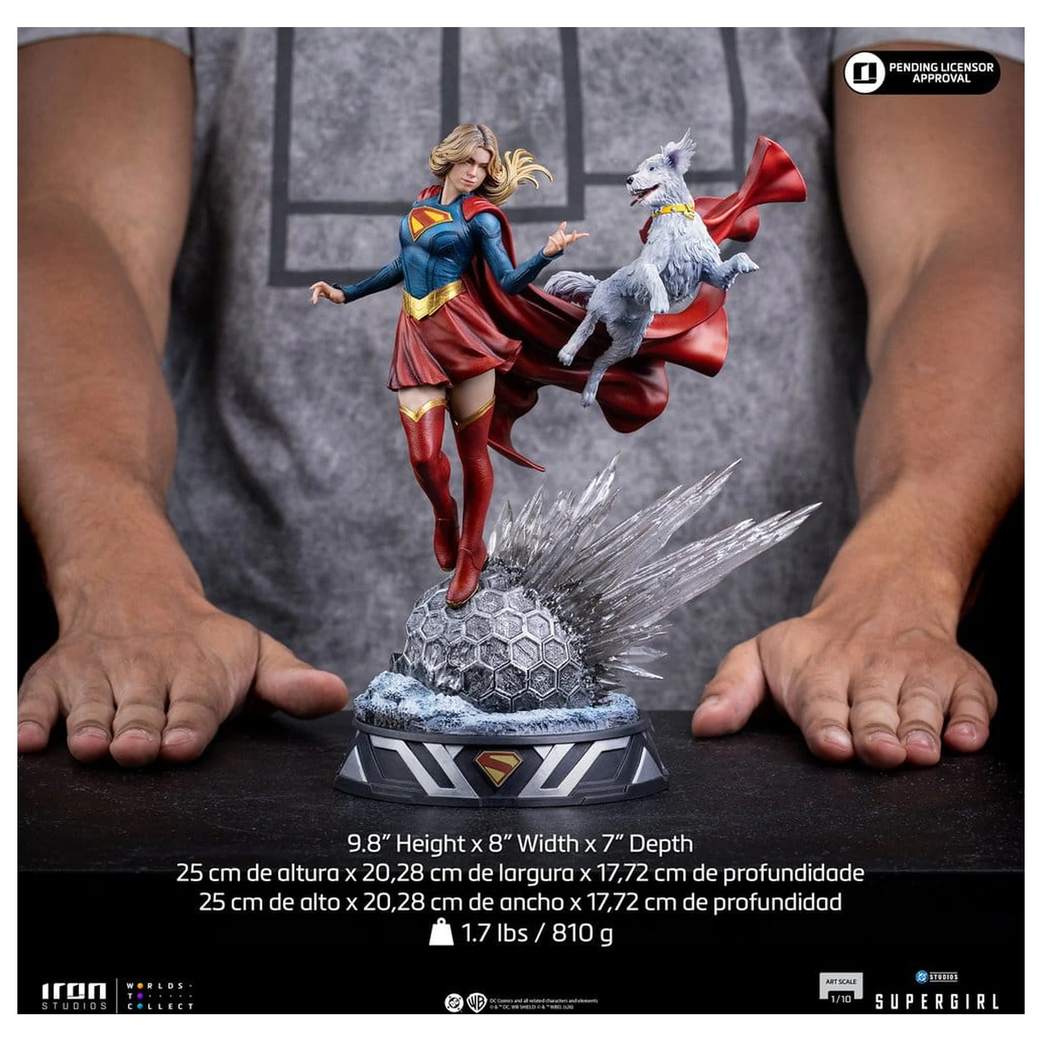 Supergirl (2026) Art Scale socha 1/10 Supergirl 25 cm fotografii produktu