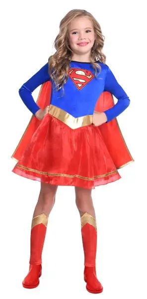 Supergirl Kostým Věk 6-8 fotografii produktu