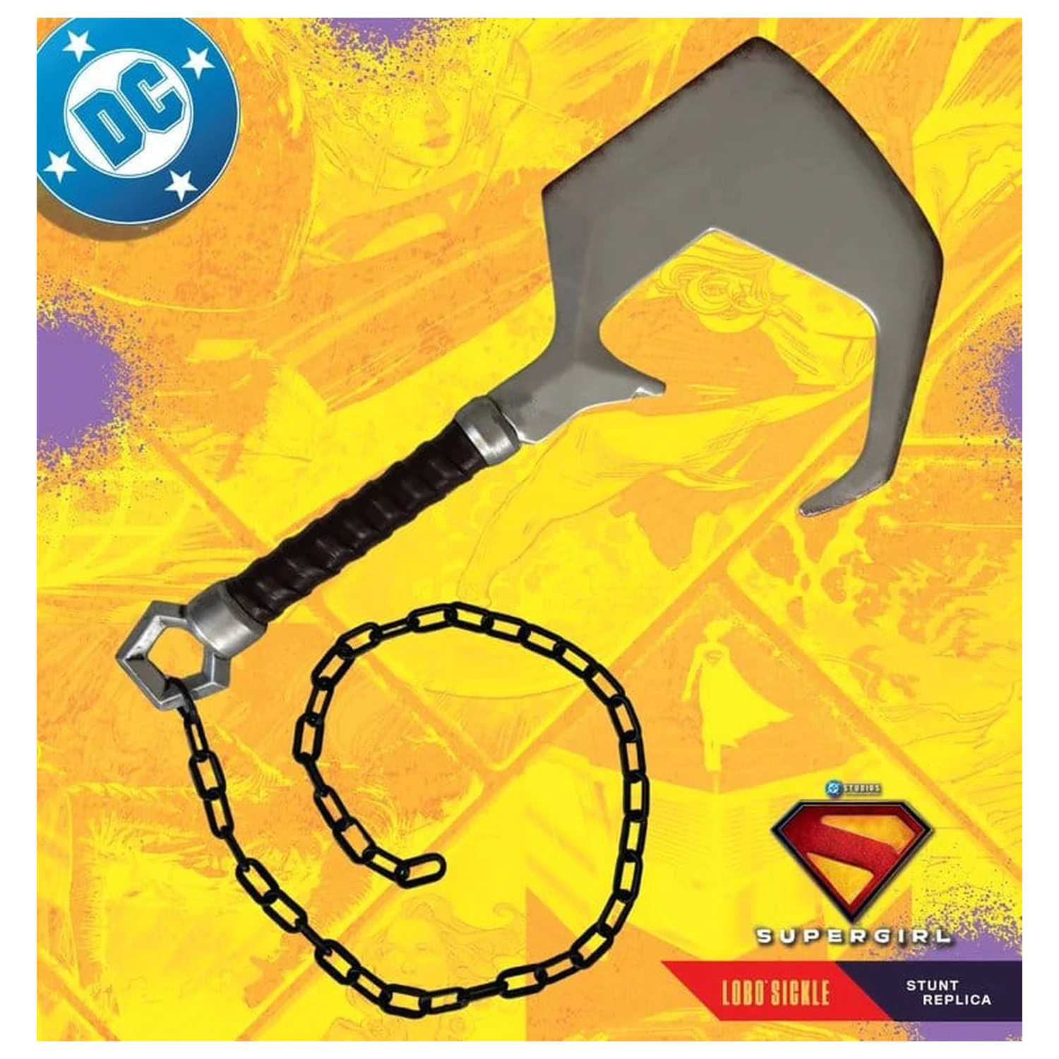 Supergirl LARP kaskadérská replika rekvizity 1/1 Lobo Sickle 150 cm fotografii produktu