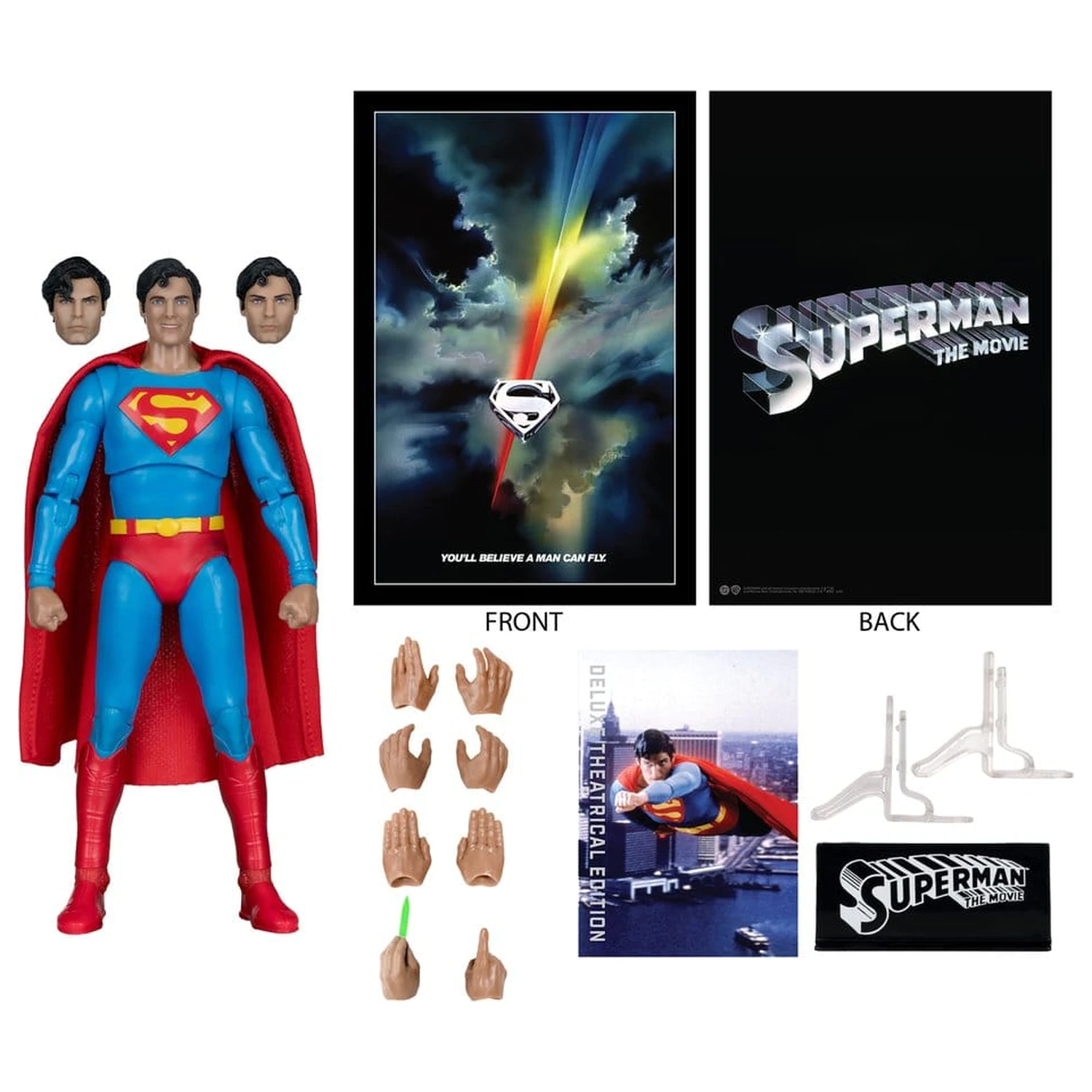 Superman (1978) DC Multiverse Deluxe Theatrical Edition Akční figurka Superman 19 cm fotografii produktu