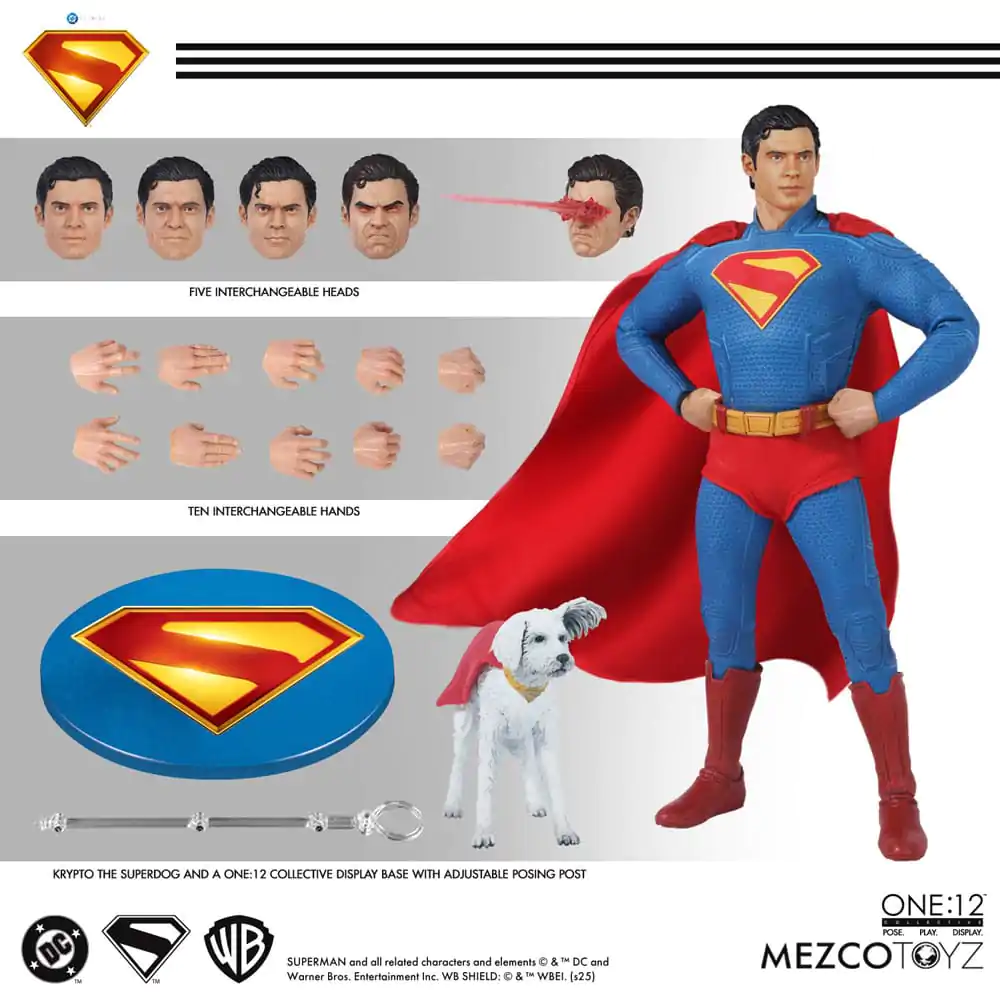 Superman (2025) akční figurka 1/12 Superman 17 cm fotografii produktu