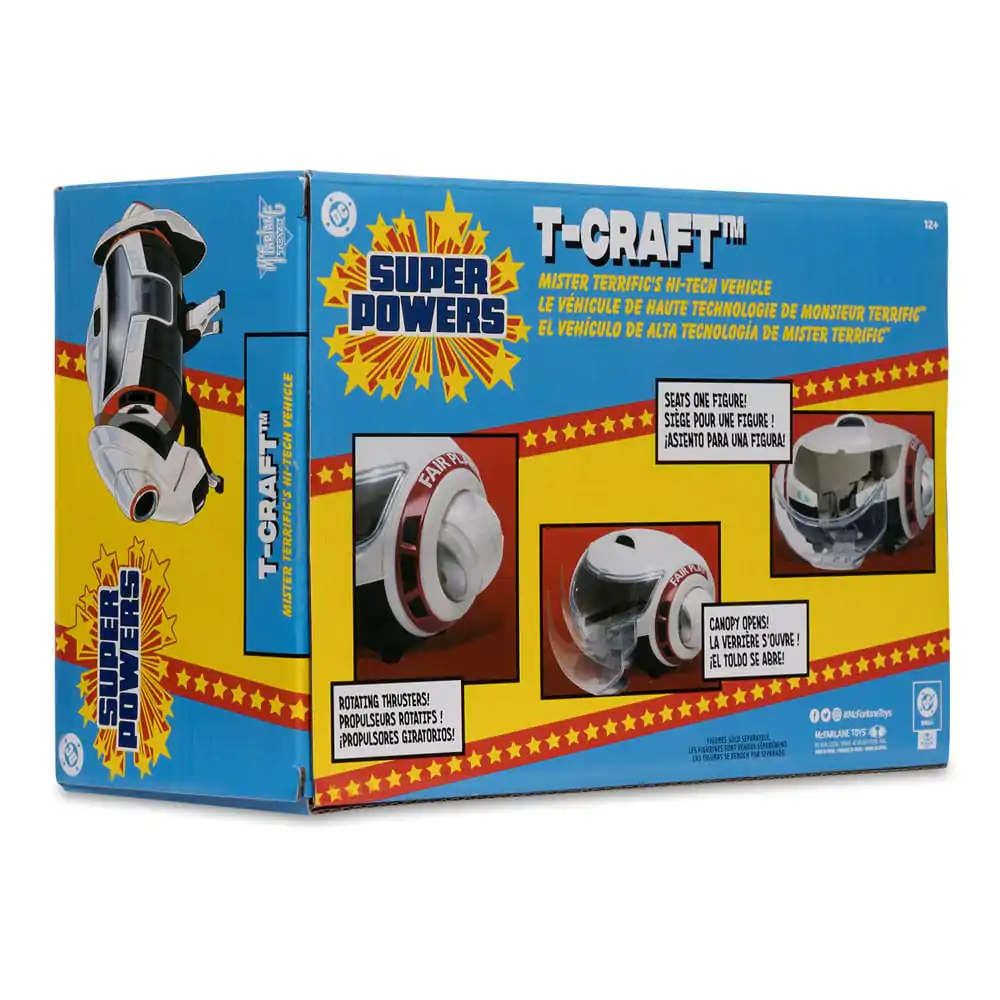 Superman (2025) DC Direct Super Powers Vehicle T-Craft 11 cm fotografii produktu