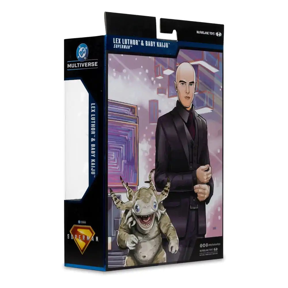Superman (2025) DC Multiverse Deluxe Akční figurka Lex Luthor s Baby Kaiju (Deluxe Theatrical Edition) 18 cm fotografii produktu