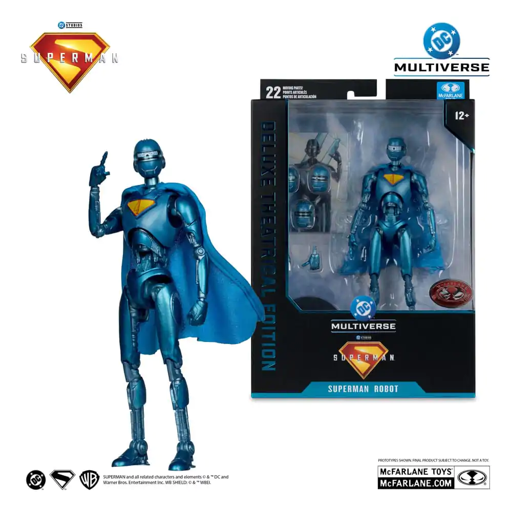 Superman (2025) DC Multiverse Deluxe Akční figurka Superman Robot (Red Platinum Edition) 18 cm fotografii produktu