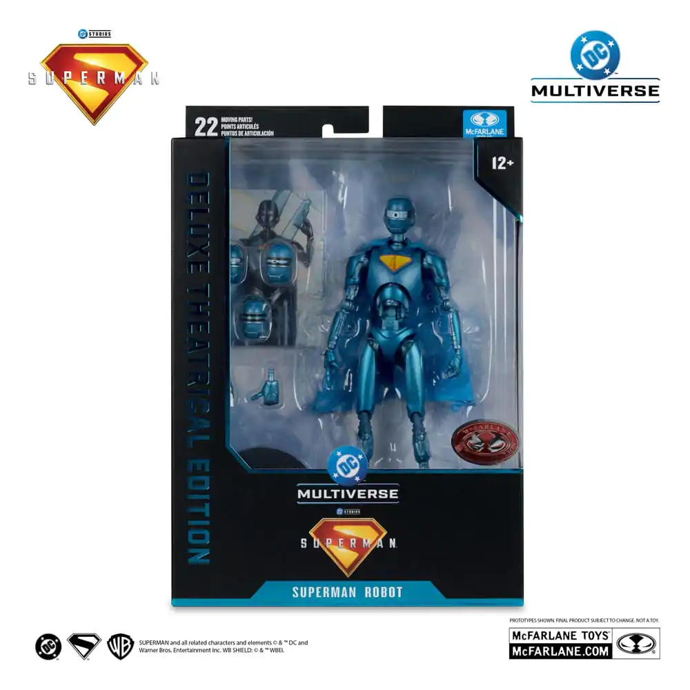 Superman (2025) DC Multiverse Deluxe Akční figurka Superman Robot (Red Platinum Edition) 18 cm fotografii produktu