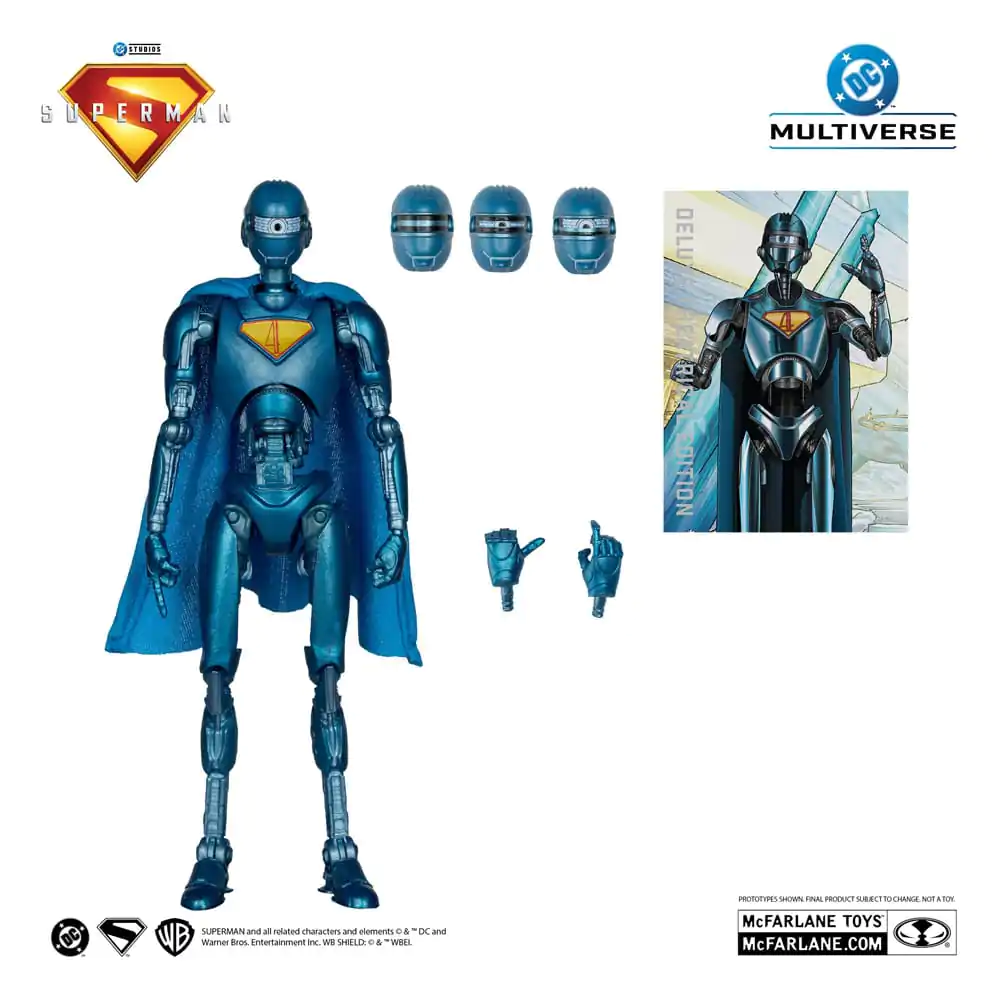 Superman (2025) DC Multiverse Deluxe Akční figurka Superman Robot (Red Platinum Edition) 18 cm fotografii produktu