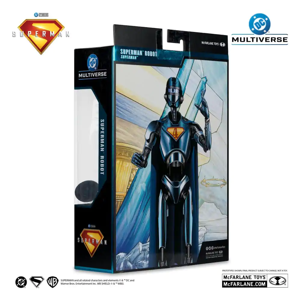 Superman (2025) DC Multiverse Deluxe Akční figurka Superman Robot (Red Platinum Edition) 18 cm fotografii produktu