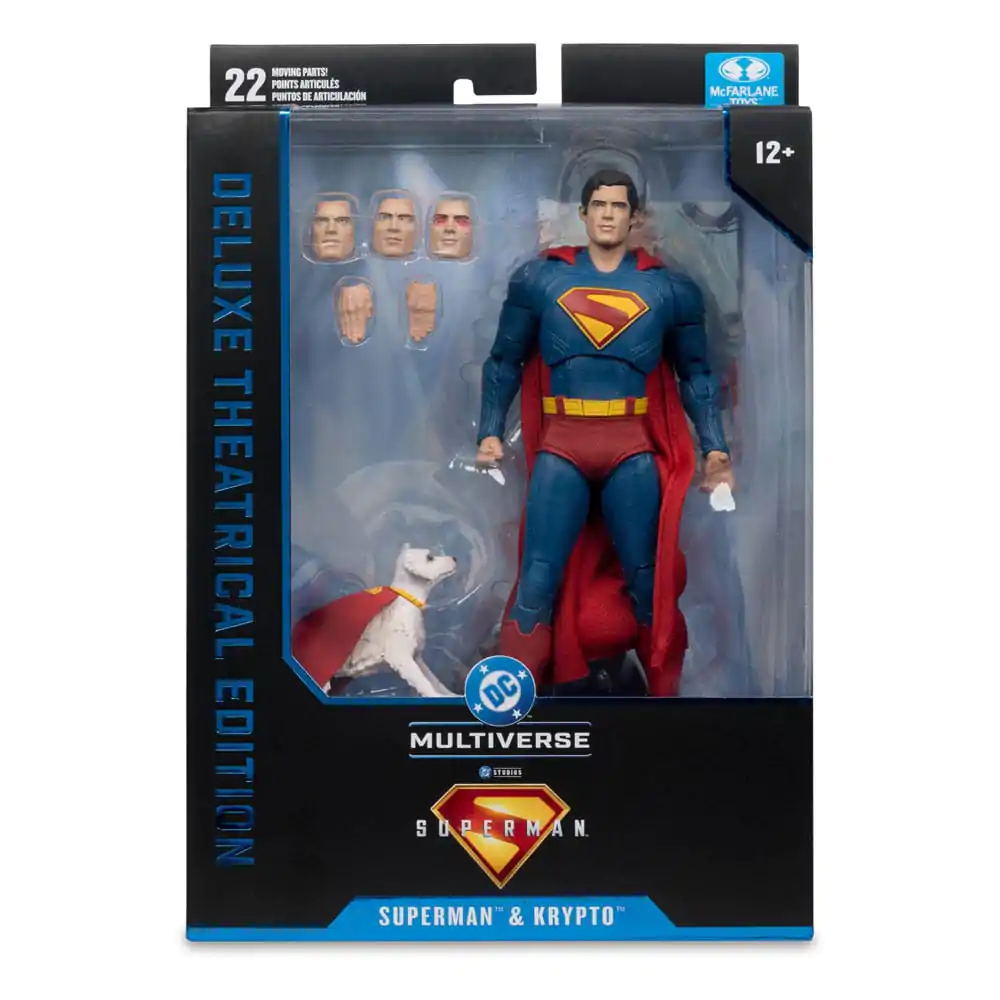Superman (2025) DC Multiverse Deluxe akční figurka Superman s Krypto the Super Dog 18 cm fotografii produktu