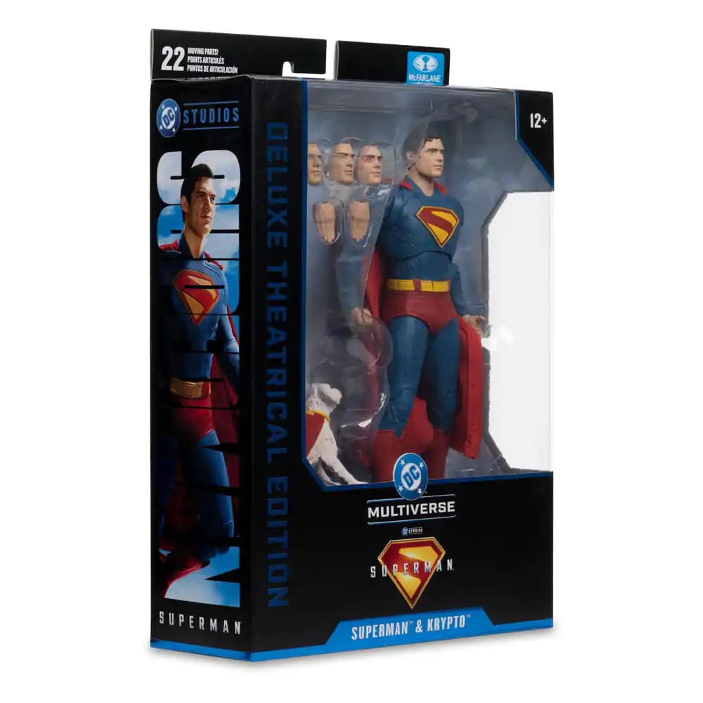 Superman (2025) DC Multiverse Deluxe akční figurka Superman s Krypto the Super Dog 18 cm fotografii produktu