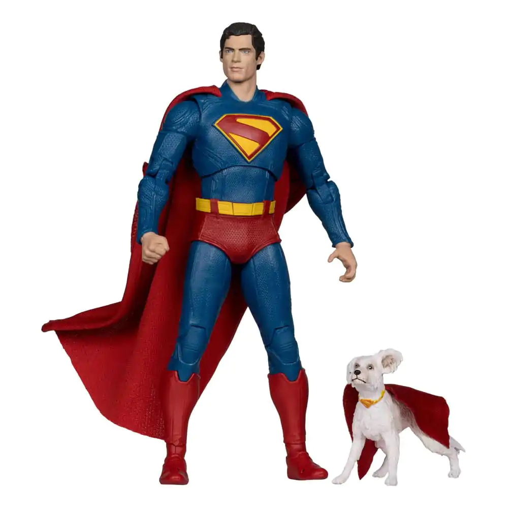 Superman (2025) DC Multiverse Deluxe akční figurka Superman s Krypto the Super Dog 18 cm fotografii produktu