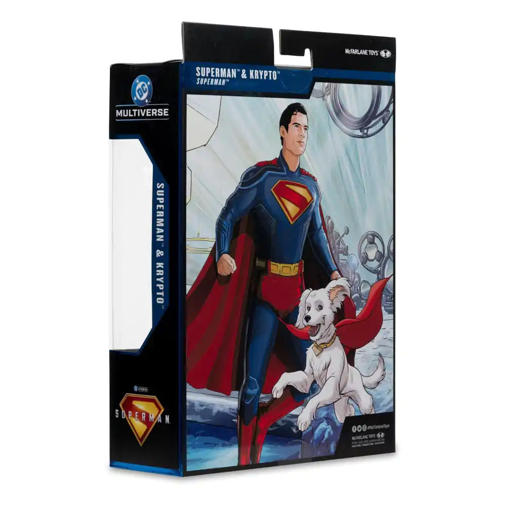 Superman (2025) DC Multiverse Deluxe akční figurka Superman s Krypto the Super Dog 18 cm fotografii produktu