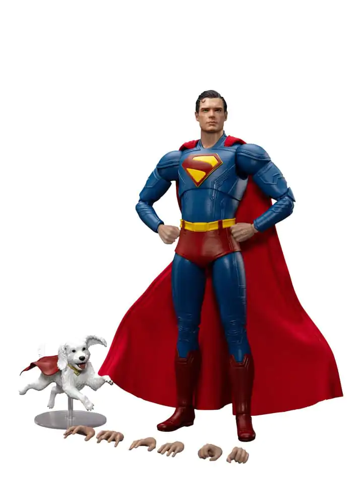Superman (2025) akční figurka Superman & Krypto 21 cm fotografii produktu